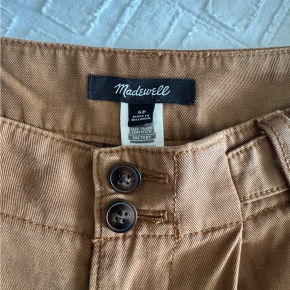 Madewell Harlow Wide Leg Pant, 6P, Acorn Brown - Picture 3 of 6
